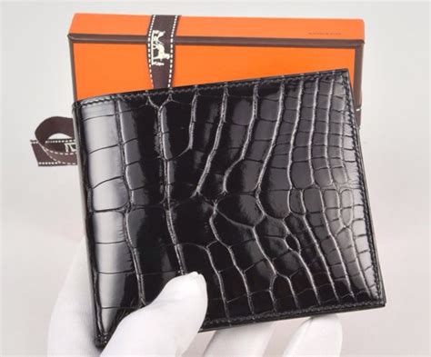 crocodile hermes wallet men|crocodile hermes wallet for women.